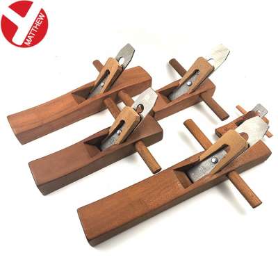 Portable Flat Base Rosewood Woodworking Tool Hand Planes with Adjustable Steel Blade