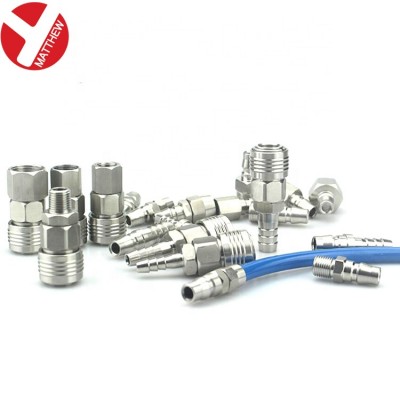 Stainless Steel Air Hose Quick Connectors with Pagoda Joint