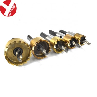 Titanium Coated HSS Drill Bit Hole Saw for Metal Drilling