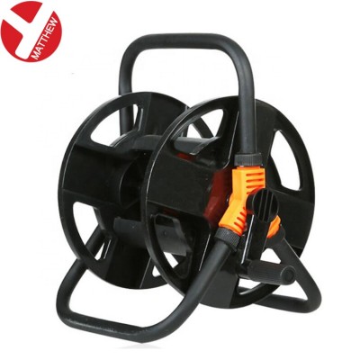 Portable Plastic Black Garden Hose Reel for 45 Feet Hose